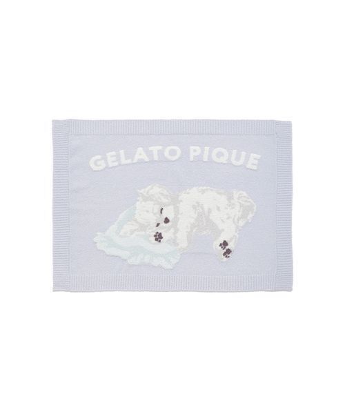 gelato pique(ジェラートピケ)の「【CAT&DOG】マルチーズ柄ブランケット(その他ペットグッズ・レディース・ブルー/ネイビー・F)」の3枚目の写真