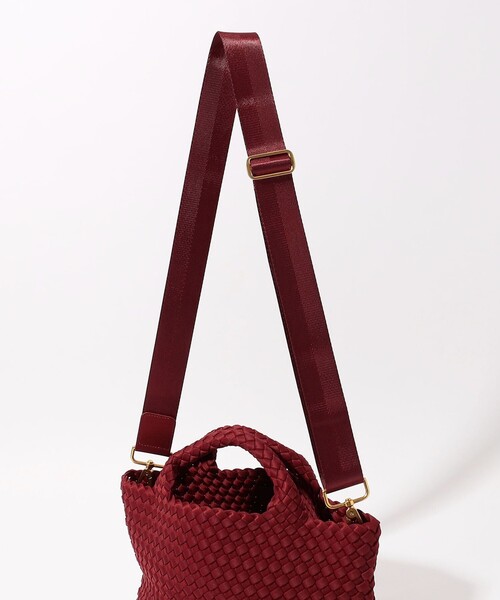 NAGHEDI(ナゲディ)の「NAGHEDI St. Barths Small Tote(トートバッグ・レディース・ボルドー・FREE)」の12枚目の写真