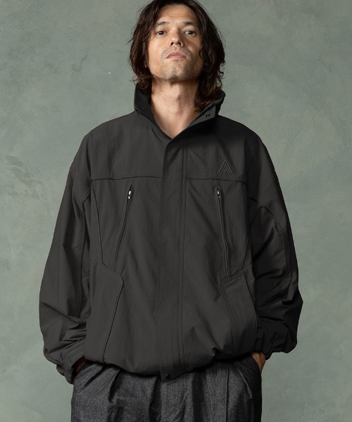 EGO TRIPPING(エゴトリッピング)の「mj11747-TRACK JACKET トラックジャケット(616759)(ブルゾン・メンズ・チャコール/サンドグレー/オレンジ/ブラック・46/48)」の3枚目の写真