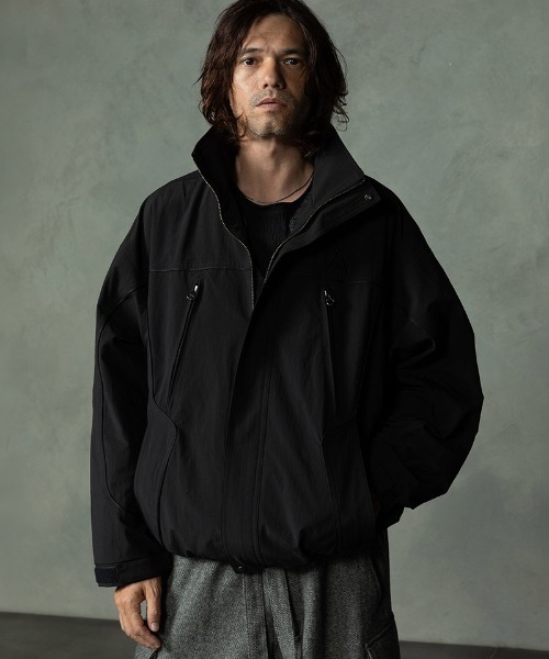 EGO TRIPPING(エゴトリッピング)の「mj11747-TRACK JACKET トラックジャケット(616759)(ブルゾン・メンズ・チャコール/サンドグレー/オレンジ/ブラック・46/48)」の2枚目の写真