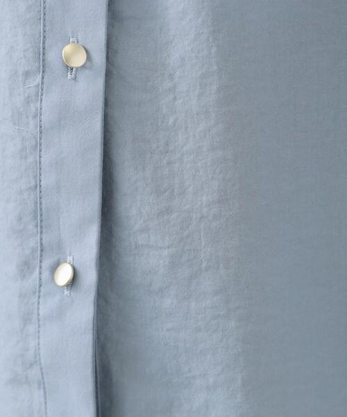 THE SHOP TK (ザ ショップ ティーケー )の「【M-XL/さりげなく体型カバー】5分袖Wポケットシャツ(シャツ/ブラウス・レディース・ライトブルー/ネイビー/アイボリー/ピンク系・12/13/14)」の16枚目の写真
