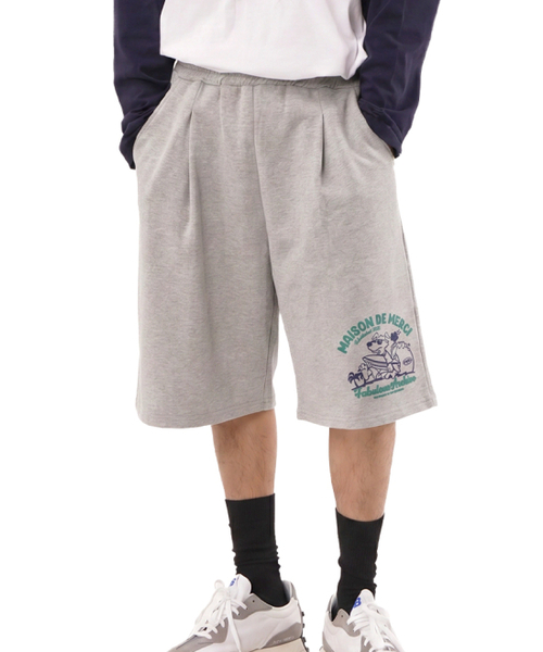 FABULOUS ARCHIVE(ファビュラスアーカイブ)の「SURFING PUPPY BERMUDA SHORTS MELANGRAY(FCG2PT816M)(その他パンツ・レディース・ライトグレー・MEDIUM/LARGE)」の1枚目の写真