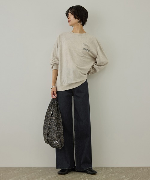 SALON adam et rope'（サロン アダム エ ロペ）の「【RED CARD TOKYO（レッドカードトーキョー）】35th Anniv. Wide（デニムパンツ・レディース・ブルー系その他・23/24/25/22）」の2枚目の写真