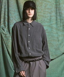 UNISEX》Prime-Over Cut Off Ombre Check Shirt/プライムオーバー