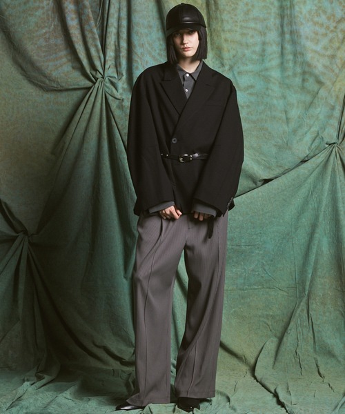 MAISON SPECIAL(メゾンスペシャル)の「《UNISEX》Fibril Prime-Over Long Sleeve Shirt/フィブリルプライムオーバーレギュラーシャツ【MAISON SPECIAL/メゾンスペシャル】(シャツ/ブラウス・メンズ・パープル/ブラック/ダークブルー/チャコールグレー・2/1/0)」の6枚目の写真