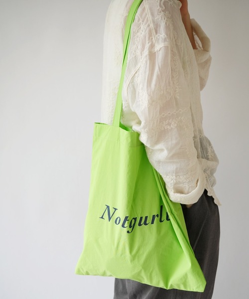 Port（ポート）の「【 Port / ポート 】 ポップ スター ロゴ トートバッグ #（トートバッグ・レディース・グリーン/イエロー・FREE）」の3枚目の写真