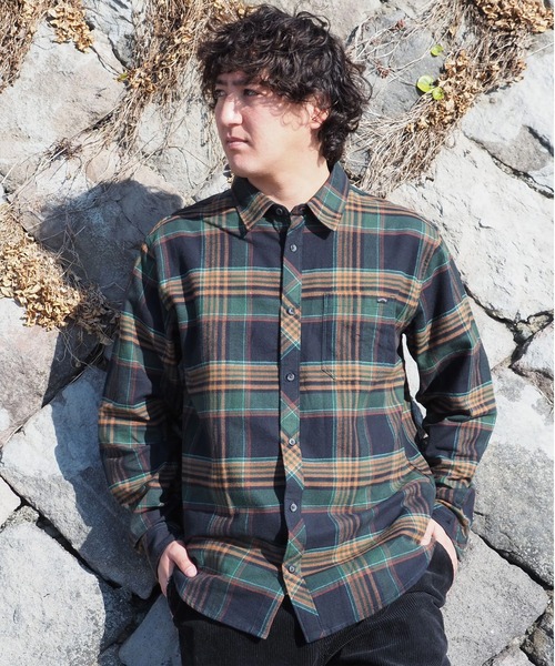 BILLABONG(ビラボン)の「BILLABONG/ビラボン 長袖 チェック柄 シャツ BG012112(シャツ/ブラウス・メンズ・ブルー系その他/ブラック系その他・M/L)」の2枚目の写真