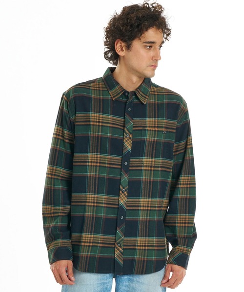BILLABONG(ビラボン)の「BILLABONG/ビラボン 長袖 チェック柄 シャツ BG012112(シャツ/ブラウス・メンズ・ブルー系その他/ブラック系その他・M/L)」の3枚目の写真