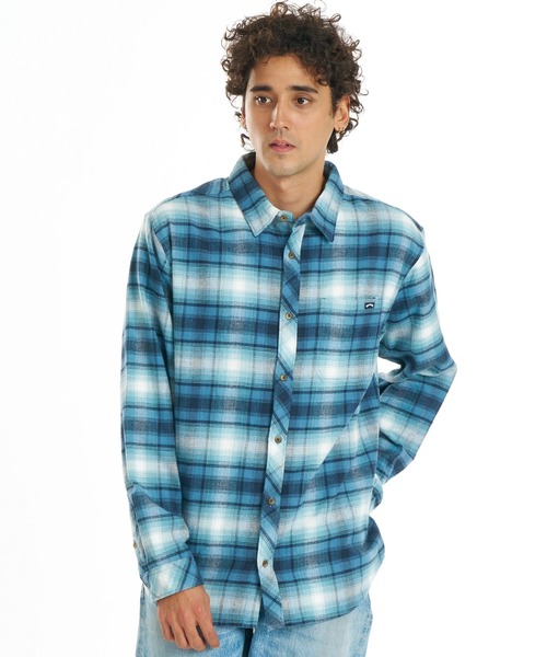 BILLABONG(ビラボン)の「BILLABONG/ビラボン 長袖 チェック柄 シャツ BG012112(シャツ/ブラウス・メンズ・ブルー系その他/ブラック系その他・M/L)」の5枚目の写真