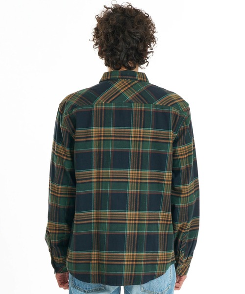 BILLABONG(ビラボン)の「BILLABONG/ビラボン 長袖 チェック柄 シャツ BG012112(シャツ/ブラウス・メンズ・ブルー系その他/ブラック系その他・M/L)」の4枚目の写真