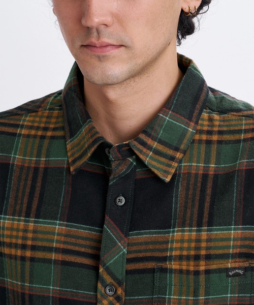 BILLABONG(ビラボン)の「BILLABONG/ビラボン 長袖 チェック柄 シャツ BG012112(シャツ/ブラウス・メンズ・ブルー系その他/ブラック系その他・M/L)」の7枚目の写真