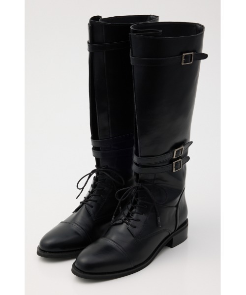 SLY(スライ)の「【限定カラーあり】FORMAL DRESS LONG BOOTS フォーマルドレスロングブーツ 秋服 冬服(ブーツ・レディース・ブラウン/ブラック・SMALL/MEDIUM/LARGE)」の4枚目の写真