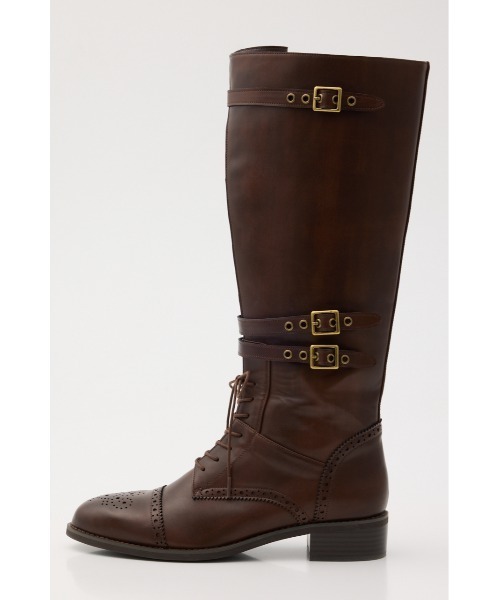 SLY(スライ)の「【限定カラーあり】FORMAL DRESS LONG BOOTS フォーマルドレスロングブーツ 秋服 冬服(ブーツ・レディース・ブラウン/ブラック・SMALL/MEDIUM/LARGE)」の8枚目の写真