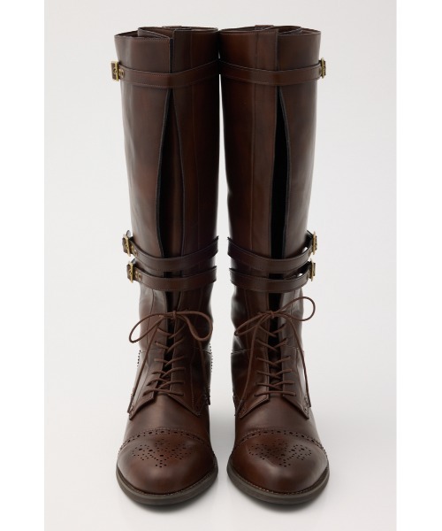 SLY(スライ)の「【限定カラーあり】FORMAL DRESS LONG BOOTS フォーマルドレスロングブーツ 秋服 冬服(ブーツ・レディース・ブラウン/ブラック・SMALL/MEDIUM/LARGE)」の10枚目の写真