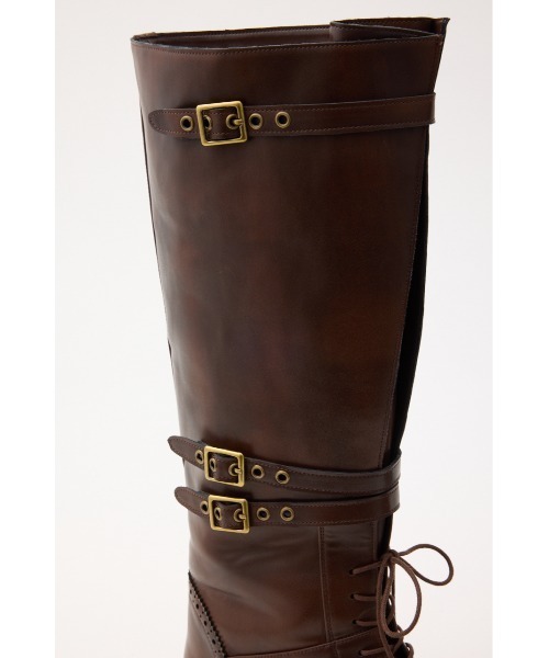 SLY(スライ)の「【限定カラーあり】FORMAL DRESS LONG BOOTS フォーマルドレスロングブーツ 秋服 冬服(ブーツ・レディース・ブラウン/ブラック・SMALL/MEDIUM/LARGE)」の16枚目の写真