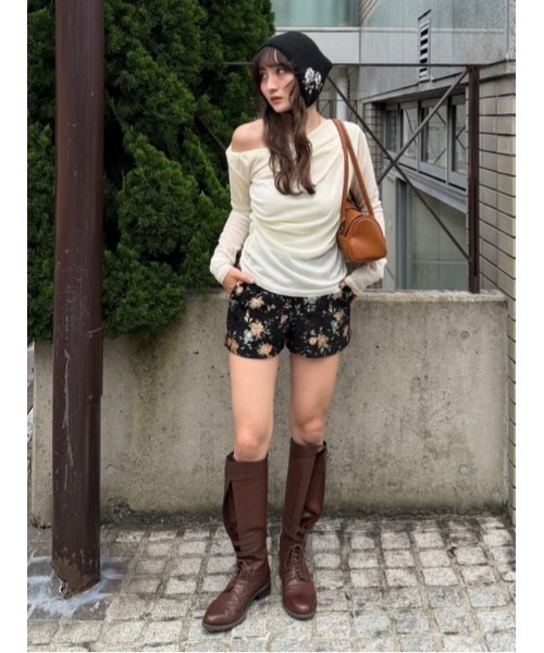 SLY(スライ)の「【限定カラーあり】FORMAL DRESS LONG BOOTS フォーマルドレスロングブーツ 秋服 冬服(ブーツ・レディース・ブラウン/ブラック・SMALL/MEDIUM/LARGE)」の20枚目の写真