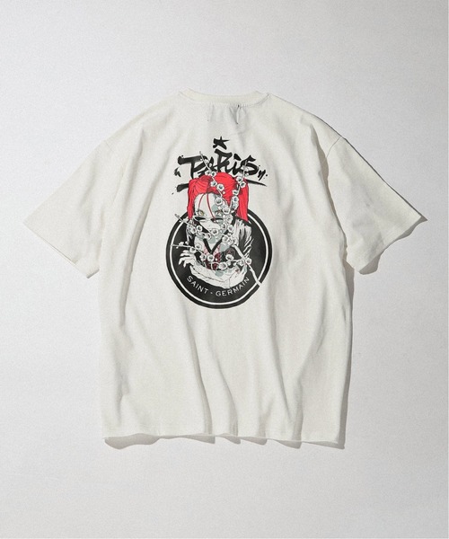 PARIS SAINT-GERMAIN(パリサンジェルマン)の「《追加》【PSG x NAKAKI 】 ART GRAPHIC TEE(Tシャツ/カットソー・メンズ・ホワイト/ブラック・X-LARGE/LARGE/MEDIUM)」の7枚目の写真