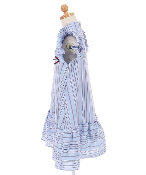 axes femme(アクシーズファム)の「ストライプ柄ワンピース(ワンピース・キッズ・サックスブルー/ピンク・MEDIUM/LARGE/X-LARGE)」の11枚目の写真
