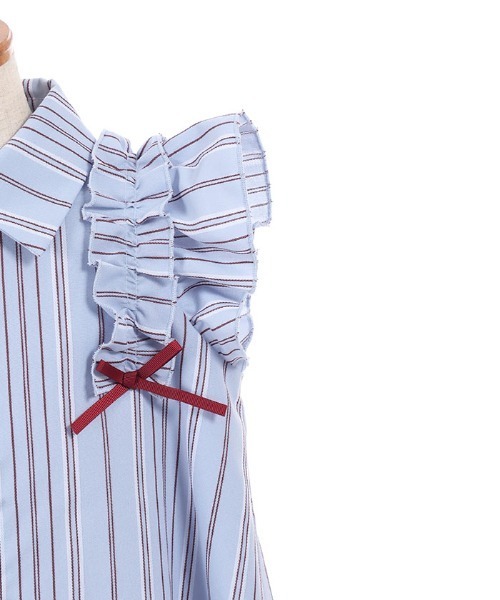 axes femme(アクシーズファム)の「ストライプ柄ワンピース(ワンピース・キッズ・サックスブルー/ピンク・MEDIUM/LARGE/X-LARGE)」の5枚目の写真