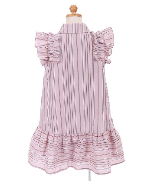 axes femme(アクシーズファム)の「ストライプ柄ワンピース(ワンピース・キッズ・サックスブルー/ピンク・MEDIUM/LARGE/X-LARGE)」の8枚目の写真