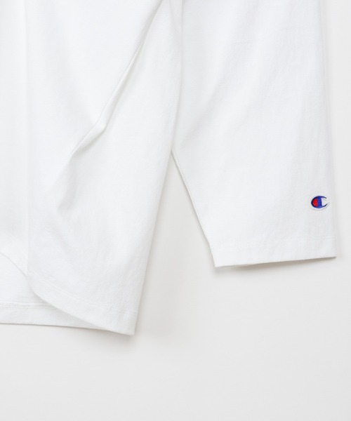 Champion(チャンピオン)の「【Champion/チャンピオン】メンズ ベーシック ロングスリーブTシャツ(Tシャツ/カットソー・メンズ・グレー/ホワイト/ブラック/グリーン/ネイビー・LARGE/MEDIUM/X-LARGE)」の13枚目の写真