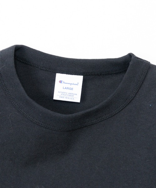 Champion(チャンピオン)の「【Champion/チャンピオン】メンズ ベーシック ロングスリーブTシャツ(Tシャツ/カットソー・メンズ・グレー/ホワイト/ブラック/グリーン/ネイビー・LARGE/MEDIUM/X-LARGE)」の19枚目の写真