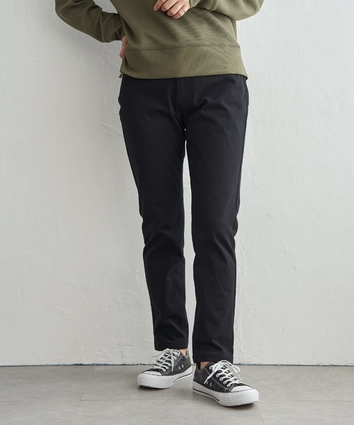 ikka(イッカ)の「GOKU楽パンツ スリムストレート(その他パンツ・レディース・ネイビー/ダークオリーブ/ベージュ/ブラック・M/S/L)」の6枚目の写真