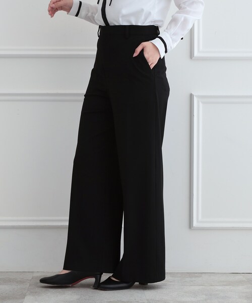 DRESSTERIOR（ドレステリア）の「【セットアップ可】CAREEMAN カルゼジャージー  ワイドパンツ（その他パンツ・レディース・ブラック・38/36/34）」の4枚目の写真