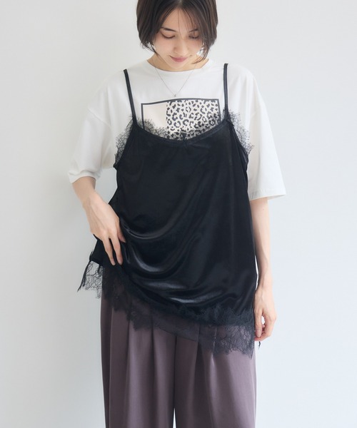Pillini(ピリーニ)の「シューズアイコンTシャツ(Tシャツ/カットソー・レディース・ブラック/オフホワイト・FREE)」の13枚目の写真