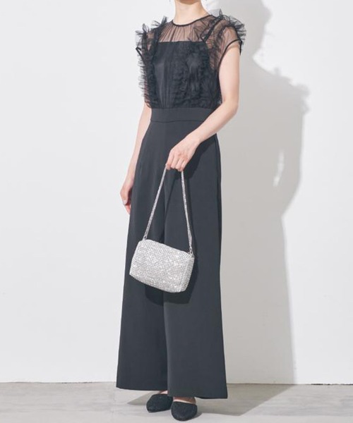 girl(ガール)の「ビジュースクエア2WAYパーティーバッグ 結婚式 パーティー お呼ばれ オケージョン(ハンドバッグ・レディース・ブラック/シルバー・FREE)」の10枚目の写真