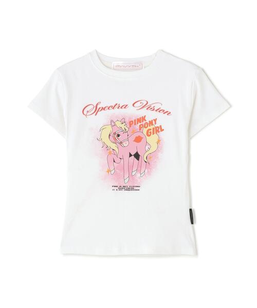 L.H.P(エルエイチピー)の「MAVYTH/メヴィス/PINK PONY GIRL TEE(Tシャツ/カットソー・レディース・ブラック/ホワイト・S/M)」の11枚目の写真