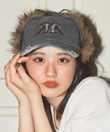 repipi armario | フェイクファーフライトキャップ(キャップ)