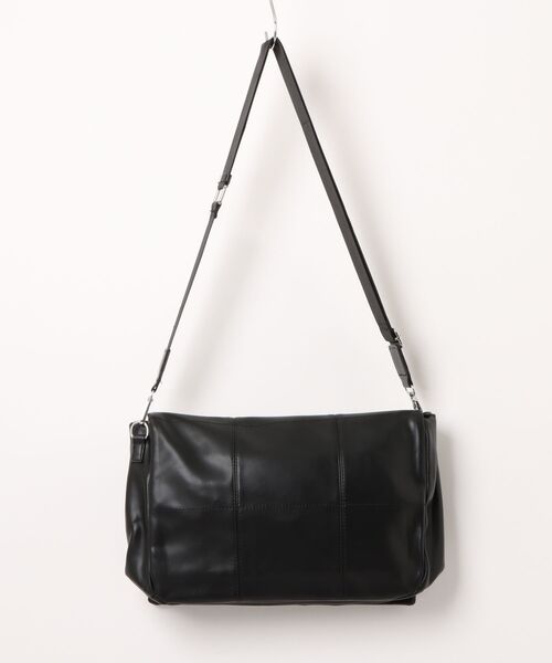 Burner(バーナー)の「【Leathen Leather(レーセンレザー)】ショルダーバッグ lea-shbag-6-54(ショルダーバッグ・メンズ・ブラック・FREE)」の2枚目の写真