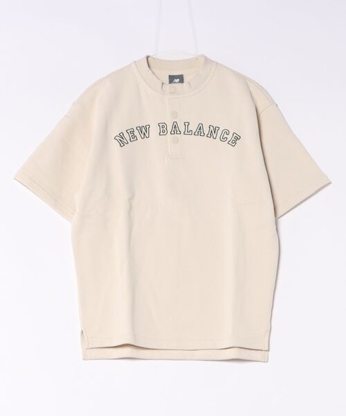 NEW BALANCE(ニューバランス)の「New Balance ニューバランス M O.HシグネチャーヘンリーネックT ショートスリーブ MT62V56ZLIN LIN(Tシャツ/カットソー・メンズ・ベージュ・XX-LARGE/X-LARGE/LARGE/MEDIUM)」の1枚目の写真