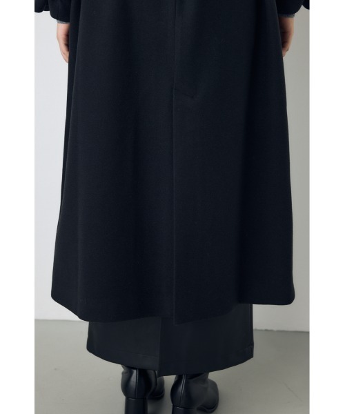 AZUL by moussy（アズールバイマウジー）の「【蓄熱効果】あったかい♪B-HEAT 2WAYカラートレンチロングコート 秋服 冬服　スタンドネック　ハイネック　機能性素材　防寒（トレンチコート・レディース・チャコールグレー/ブラック/ベージュ・MEDIUM/SMALL）」の12枚目の写真