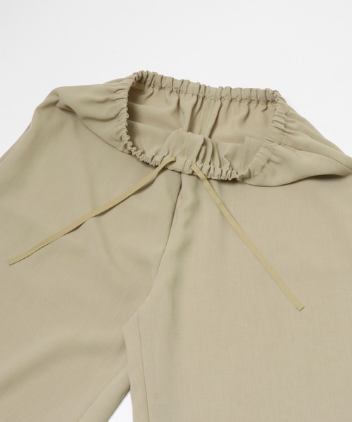 URBAN RESEARCH DOORS（アーバンリサーチドアーズ）の「Relax Easy Wide Pants（その他パンツ・レディース・ブラック/ベージュ・MEDIUM/SMALL）」の8枚目の写真