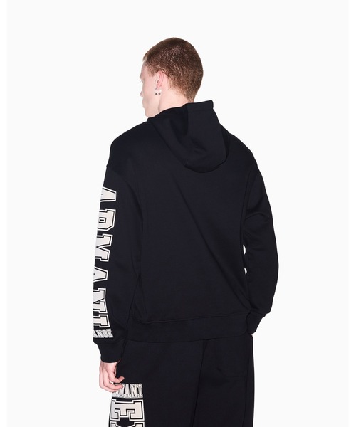 ARMANI EXCHANGE(アルマーニエクスチェンジ)の「【A|X アルマーニ エクスチェンジ】ロゴスリーブ フーデッドスウェットプルオーバー(スウェット・メンズ・ダークネイビー/ブラック・LARGE/MEDIUM/SMALL/X-LARGE/X-SMALL)」の9枚目の写真