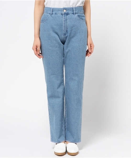 Kastane（カスタネ）の「ストレートデニムPT（その他パンツ・レディース・ライトブルー/ブラック・FREE）」の7枚目の写真