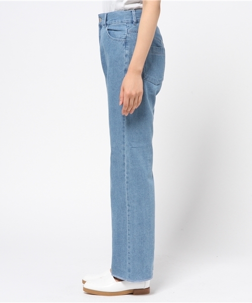 Kastane（カスタネ）の「ストレートデニムPT（その他パンツ・レディース・ライトブルー/ブラック・FREE）」の8枚目の写真