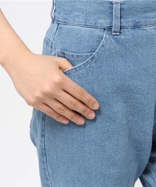 Kastane（カスタネ）の「ストレートデニムPT（その他パンツ・レディース・ライトブルー/ブラック・FREE）」の12枚目の写真