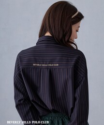 NICOLE CLUB（ニコル　クラブ）の「【BEVERLY HILLS POLO CLUB】ネクタイ付きシャツ（シャツ/ブラウス）」