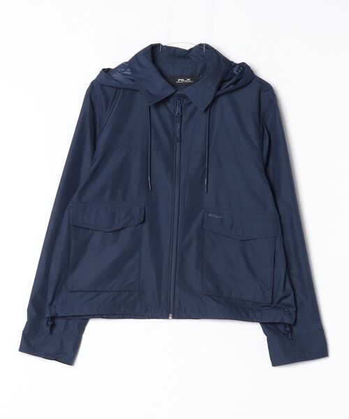 RLX GOLF(アールエルエックスゴルフ)の「リップストップ レイン ジャケット(ブルゾン・レディース・ネイビー系1・S/M/L/XS)」の7枚目の写真