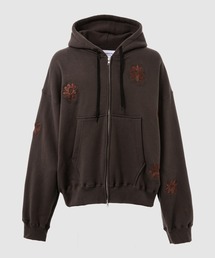 Flower Embroidery Hoody