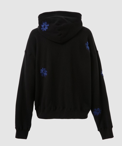NOMA t.d.(ノーマティーディー)の「Flower Embroidery Hoody(パーカー・メンズ・ブラウン/ブラック・4/3)」の7枚目の写真