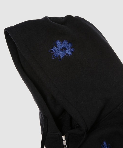 NOMA t.d.(ノーマティーディー)の「Flower Embroidery Hoody(パーカー・メンズ・ブラウン/ブラック・4/3)」の8枚目の写真
