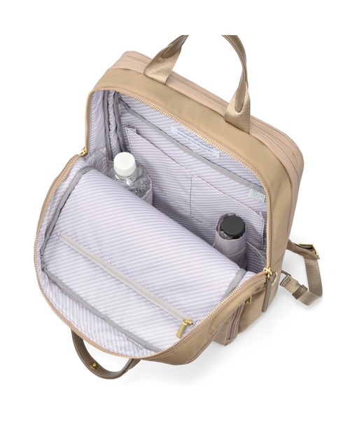ACE GENE（エースジーン）の「【ace. GENE/エースジーン】 フィッテム ビジネスリュック 17L(20L)（バックパック/リュック・レディース・ベージュ/ブラック系その他/チャコール/ブラック・FREE）」の10枚目の写真