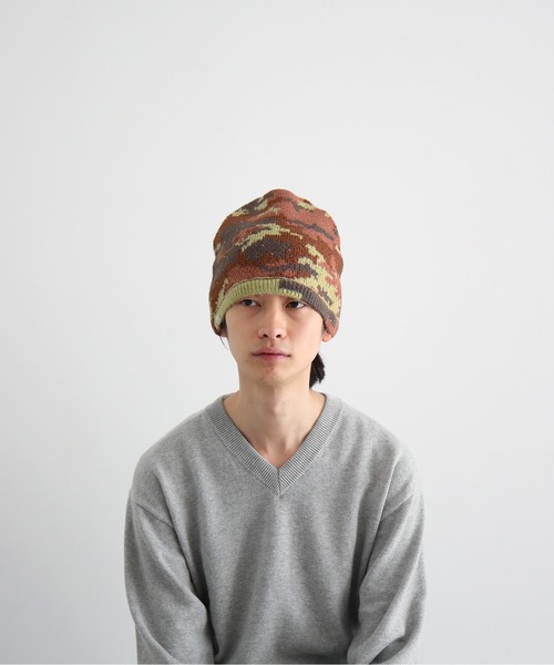 FAF(FAKE AS FLOWERS) Camo single beanie（ニットキャップ/ビーニー