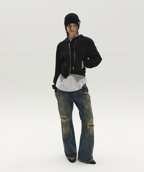 LCDC TM(エルシーディーシーティーエム)の「LAYERED LONG-SLEEVE TOP (WHITE)(Tシャツ/カットソー・レディース・その他・SMALL/MEDIUM)」の11枚目の写真