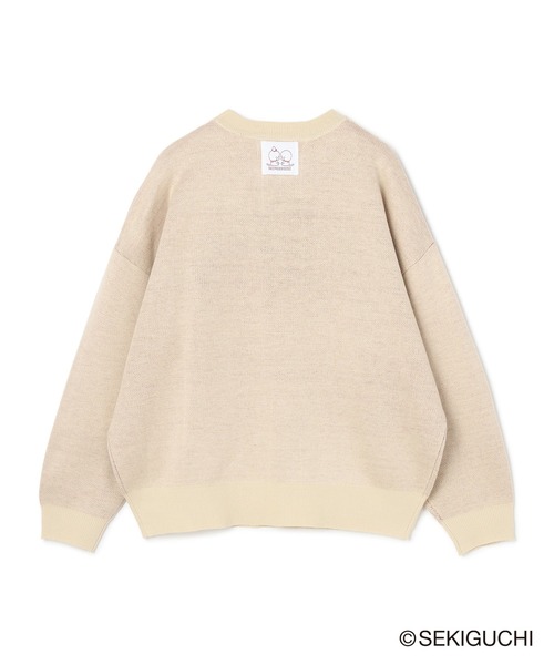 cross marche(クロスマルシェ)の「【モンチッチ】ジャガードニットプルオーバー(ニット/セーター・レディース・アイボリー/レッド/杢グレー/ブラック・M/LL/L)」の8枚目の写真