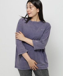 【Champion(チャンピオン)】別注 8分袖スノー洗いTシャツ